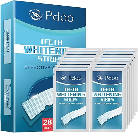 Teeth Whitening Strips for Sensitive Teeth 28 Count Whitener Strips