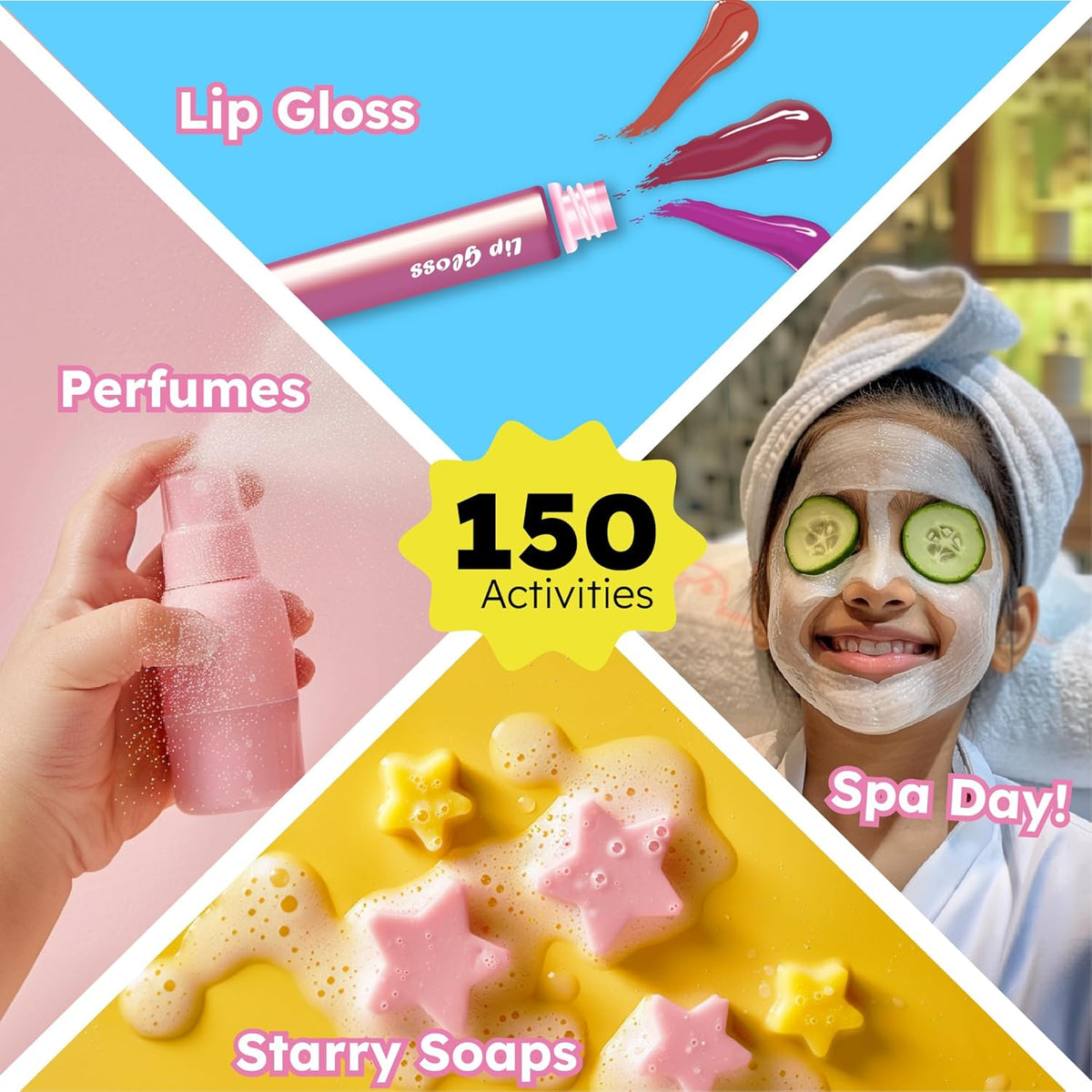 EduFields Girls Birthday Presents – 150+ Science Experiments for Kids, Learning resources, Gifts for 8 9 10 11 12 Year Old Girls, STEM Science Kit for Kids 8-12, Educational Toys